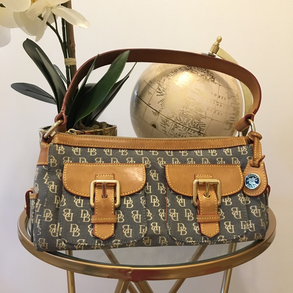 Dooney & Bourke Denim Monogram Purse